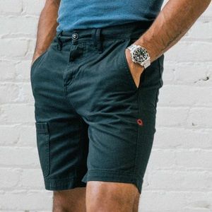 Imperfects Courier Short in Black Twill, Size 30.
